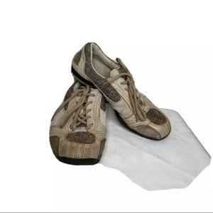 4/$35 Antidote Sneakers Gray Beige Orange Lace Up